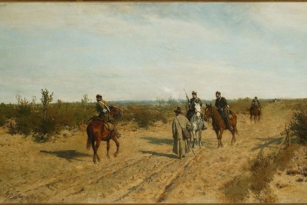 Maksymilian_Gierymski,_Patrol_powstańczy