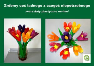 Prezentacja ukazująca wykonanie kwiatów